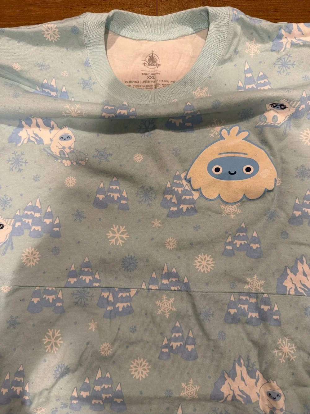Walt Disney World Women's Light Blue Yeti Graphic Spirit Jersey XXL - Picture 4 of 6